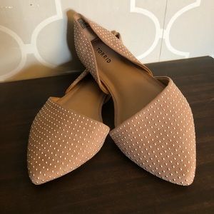 COPY - TORRID loafer slip on 10.5 ww nude silver. These are a perfect color for…